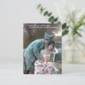 Soldaat en minnaar briefkaart (Staand voorkant)