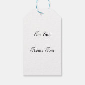 Soldaat en minnaar cadeaulabel (Achterkant)