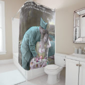 Soldaat en minnaar douchegordijn (In situ)