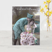 Soldaat en minnaar kaart (Gele Bloem)