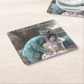 Soldaat en minnaar kartonnen onderzetters (Schuin)