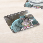 Soldaat en minnaar kartonnen onderzetters (Gebogen)