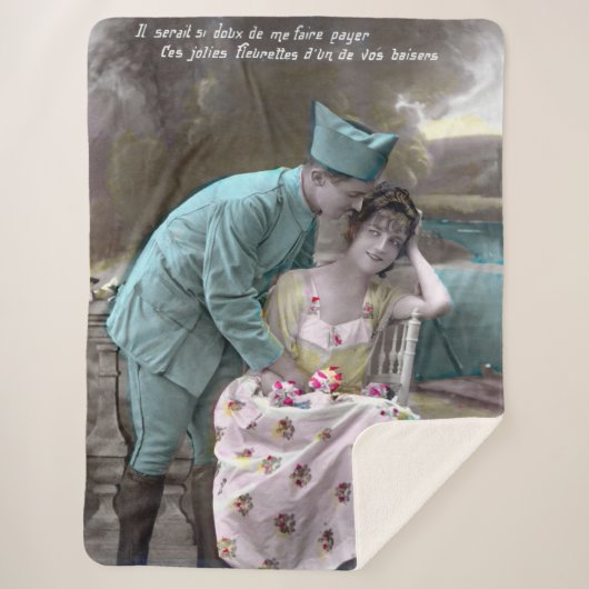 Soldaat en minnaar sherpa deken (Voorkant)