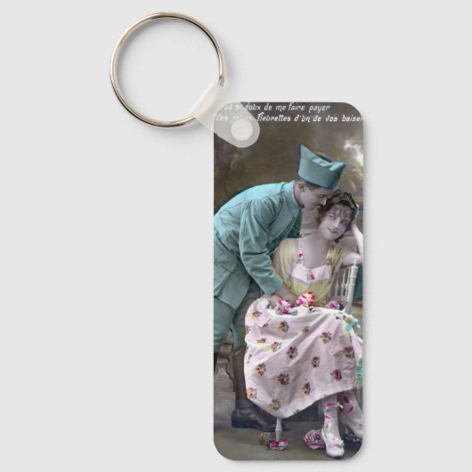 Soldaat en minnaar sleutelhanger (Voorkant)