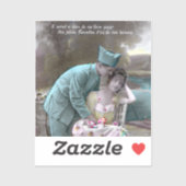 Soldaat en minnaar sticker (Vel)