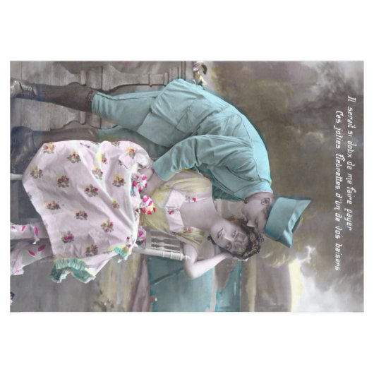 Soldaat en minnaar tafelkleed (Voorkant (Horizontaal))