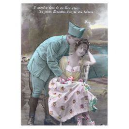 Soldaat en minnaar tafelkleed