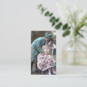 Soldaat en minnaar visitekaartje (Staand voorkant)