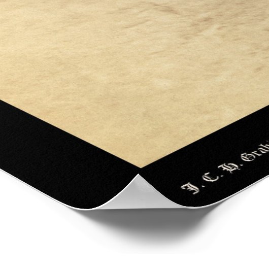 Soldaat en paard in Camp Cheyenne SD 1890 Poster (Hoek)