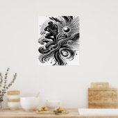 Soldaat en Vagues Poster (Keuken)