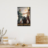 Soldaat en Worker Poster (Keuken)
