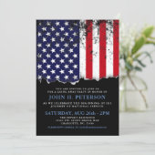 Soldaat gaat weg Party Aankondiging | FS uitnodige (Staand voorkant)