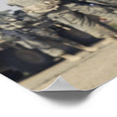 Soldaat gewapend met een MK-48 Poster (Hoek)