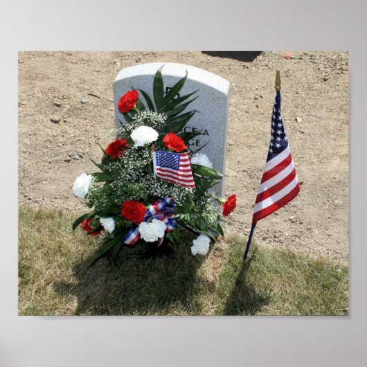 Soldaat-grave Poster (Voorkant)