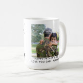 Soldaat Held Militair Papa Vaders Dag Foto Koffiemok (Voorkant rechts)