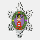Soldaat in het Ornament Wreath Pewter (Rechts)