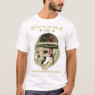 Soldaat in Rente Beroepssoldaat Duits T-shirt
