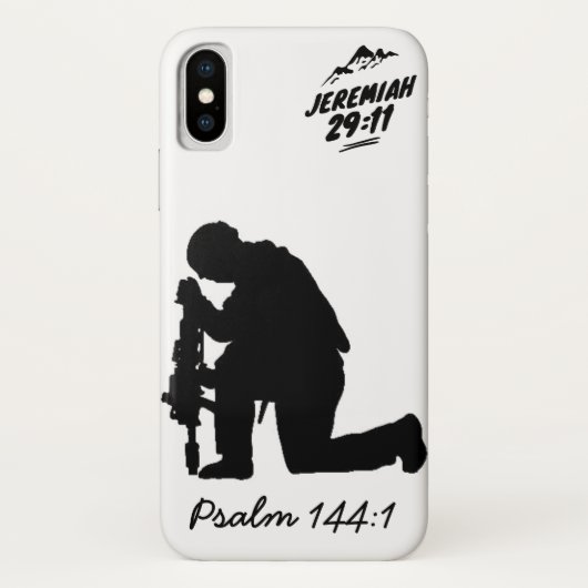 Soldaat iPhone X-Hoesje Case-Mate iPhone Case (Achterkant)