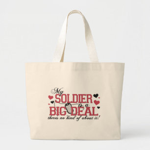 Soldaat is een grote deal tote bag