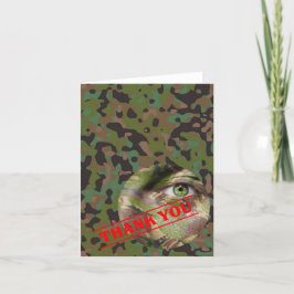 Soldaat Joe GI Camouflage Party Note Kaart