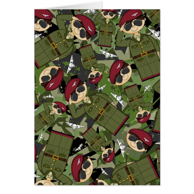 Soldaat-kaart voor het Britse leger (Voorkant)