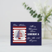 SOLDAAT KERSTMIS KAART (Staand voorkant)