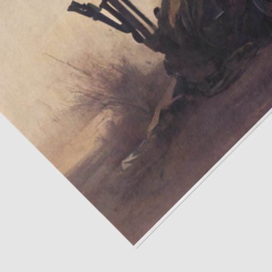 Soldaat knielen tissuepapier (Detail)