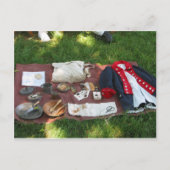  soldaat levert Briefkaart (Voorkant)