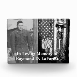 Soldaat Loving Memory of the Photo Block Fotoblokken