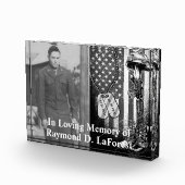 Soldaat Loving Memory of the Photo Block Fotoblokken (Rechts)