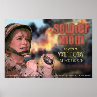Soldaat Mam Poster (extra klein)