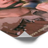 Soldaat Mam Poster (extra klein) (Hoek)