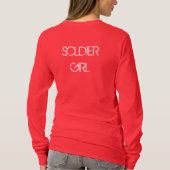 Soldaat meisje t-shirt (Achterkant)