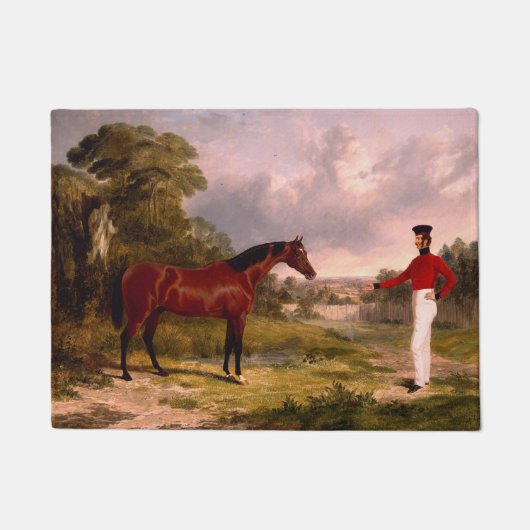 Soldaat met een agent deurmat (Voorkant)