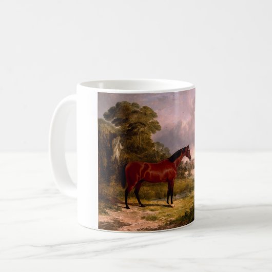 Soldaat met een agent koffiemok (Voorkant links)