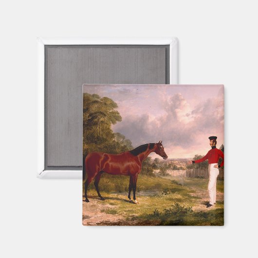 Soldaat met een agent magneet (Voorkant / Achterkant)