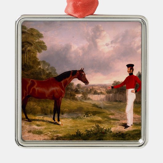 Soldaat met een agent metalen ornament (Voorkant)