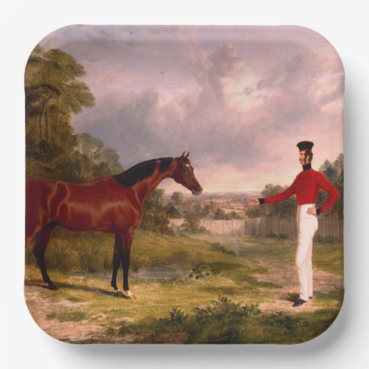 Soldaat met een agent papieren bordje (Voorkant)