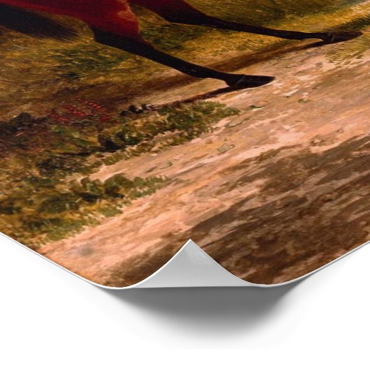 Soldaat met een agent poster (Hoek)