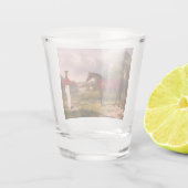 Soldaat met een agent shot glas (Achterkant)