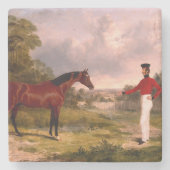 Soldaat met een agent stenen onderzetter (Voorkant)