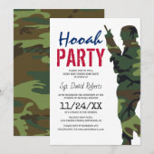 Soldaat Militaire Feest Camouflage Kaart (Voorkant / Achterkant)