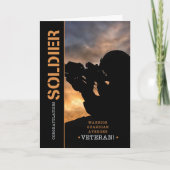 Soldaat: Militaire pensionering Kaart (Voorkant)