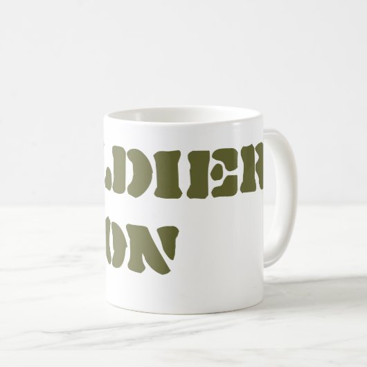 Soldaat over Mok (Voorkant rechts)