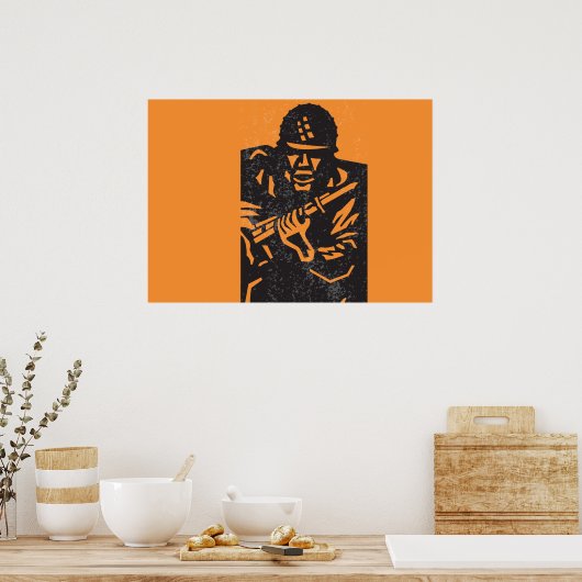 Soldaat-Poster Poster (Keuken)