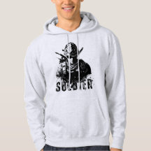Soldaat Print Hoodie