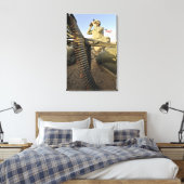 Soldaat scouts voor vijandelijke activiteit canvas afdruk (Insitu (Slaapkamer))