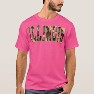 Soldaat staat van Illinois Military Camo T-shirt