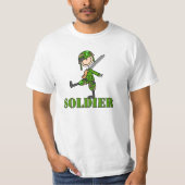 Soldaat Stick Figuur T-shirt (Voorkant)