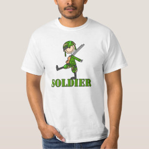 Soldaat Stick Figuur T-shirt
